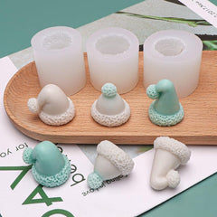 RKPM HOMES Candle Mold I 3D Fondant Silicone Scented Wax Mould I Special for Christmas Succulent Molds for DIY Handmade Aromatherapy Ornament Soap Cake Décor, Resin Art Craft (Cap (656))