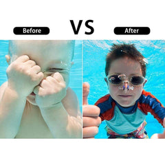 RKPM HOMES Swimming Kit | Ear Plugs and Nose Clip Sets | Silicone Waterproof Silica Gel Ear & Nose Protector | Swimming Accessories | Water Soft & Comfortable For Children Adults Toddlers (Set Of 1)