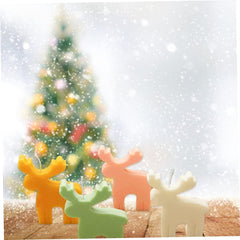 RKPM HOMES Deer Shape Candle Mold I 3D Fondant Reindeer Silicone Epoxy Mould I Animal Molds for DIY Handmade Chocolate, Cake Décor, Aromatherapy, Biscuit, Soap, Silica Gel Resin Art Craft Making