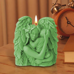 RKPM HOMES Baby Angel Candle Mold I 3D Fondant Angel Hugging Baby Shape Silicone Epoxy Mould I for DIY Handmade Ornament Chocolate, Cake Décor, Aromatherapy, Soap, Resin Art Crafts Home Office Décor