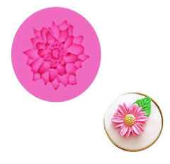 RKPM HOMES Sunflower Shape Chocolate Mould | 3D DIY Fondant Silicone Candy Mold | Baking Tools for Cake Chocolate Candy Ice Jelly Soap | Cake Baking Moulds | Bakeware Molds | Multicolor - 1 Cavity
