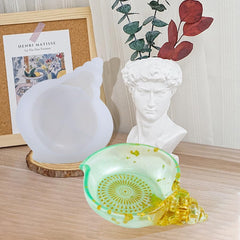 RKPM HOMES Conch Shell Box Resin Molds I Sea Snail Silicone Epoxy Deep Casting Craft Mould Tray I for DIY Homemade Ornament Jewelry Storage Trinket Container Candle Flowers Pot Holder Home Table Décor