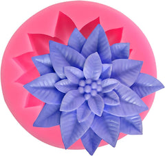 RKPM HOMES Leaf Cupcake Fondant Mold I 3D Holly & Maple Leaves Flower Silicone Chocolate Mould I for DIY Handmade Cake Decor Polymer, Candy, Cookies, Muffin, Soap Resin Wax Making (Holly Leaf)