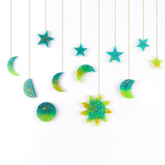 RKPM HOMES Wind Chime Resin Molds I Multi-Purpose Silicone UV Epoxy Mould with Hanging Hole I for DIY Homemade Art Crafts Pendant Earring Necklace Aromatherapy Plaster Keychain Home Decoration