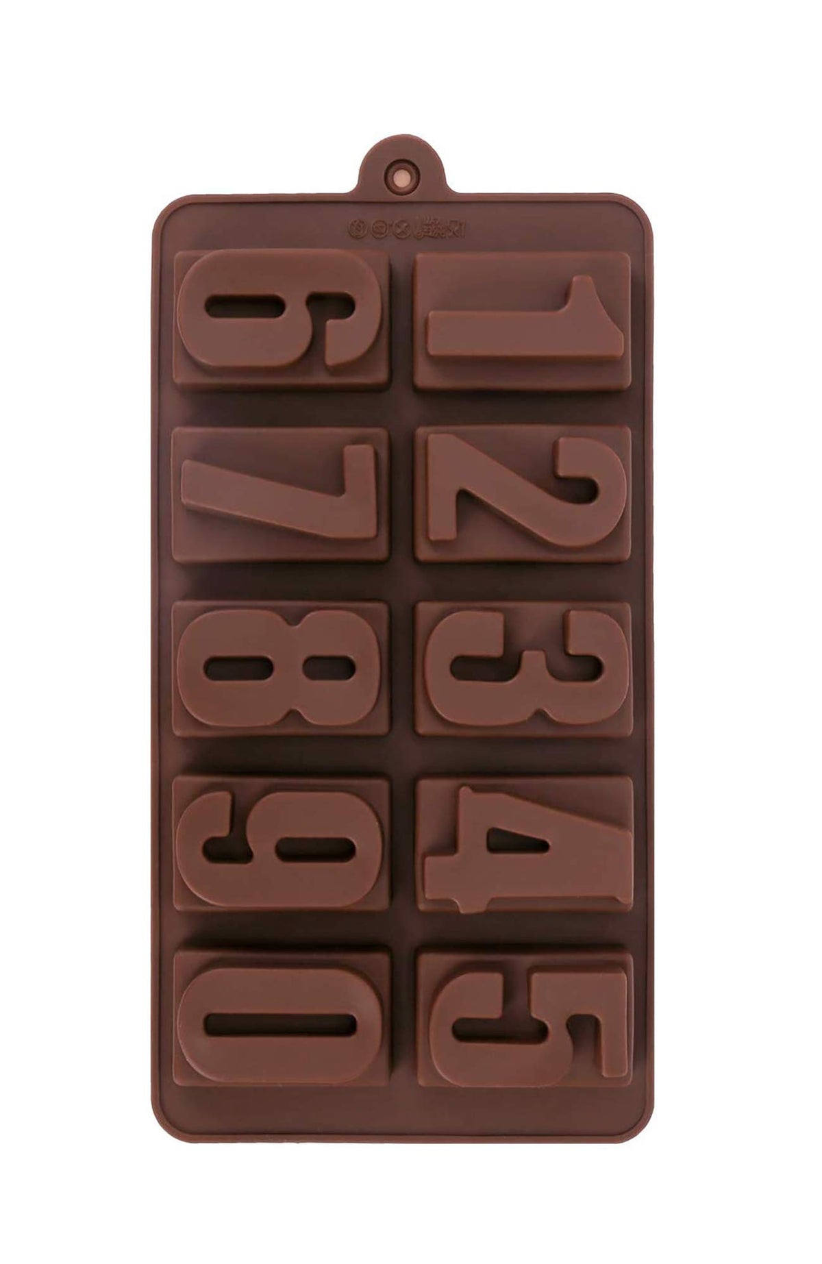 RKPM HOMES Silicone Chocolate Mold Candy Mold Jelly Ice Cube Tray Muffin Sugar Craft Fondant Mold Mould Cake Decorating Tools (Number Mold)
