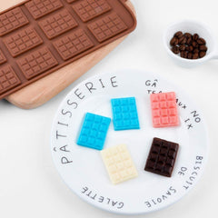 RKPM HOMES Silicone Chocolate Mold Candy Mold Jelly Ice Cube Tray Muffin Sugar Craft Fondant Mold Mould Cake Decorating Tools (12 Cavity Chocolate Mold)