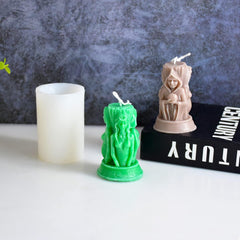 RKPM HOMES 3-Sided Candle Mold I 3D Goddesses Girl Pregnant and Old Woman Shape Silicone Epoxy Mould I for DIY Handmade Ornament Chocolate, Cake Décor, Aromatherapy, Soap, Resin Art Craft Making