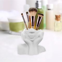 RKPM HOMES Planter Mold I Girl Face Shape Casting Plant Silicone Epoxy Candlestick Mould I Succulent Concrete Candles Resin Molds for Handmade DIY Jewelry Trinket Storage, Makeup Container, Pen Holder