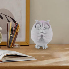 RKPM HOMES Birds Candle Mold I 3D Cute Owl Shape Silicone Epoxy Casting Mould I for DIY Handmade Ornament, Cake Décor, Aromatherapy, Soap, Resin Art Craft Making, Home Office Decoration (Don’t Speak)