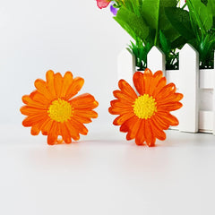 RKPM HOMES Keychain Mold I Sunflower Shape with Hole Silicone Epoxy Mould I for Handmade DIY Pendant Necklace Jewelry, Resin Casting, Chocolate, Cake Décor Art Craft Making (with Hole)