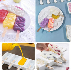 RKPM HOMES Lollipop Silicone Candy Mold Silicon Chocolate Lollipop Moulds (Small Diomnd Shap)