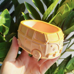 RKPM HOMES Resin Mold I 3D Bus Shape Silicone Epoxy Candlestick Mould I Succulent Concrete Molds for DIY Handmade Art Crafts Candles Jewelry Storage Box Ring Trinket Container Flower Pot Holder