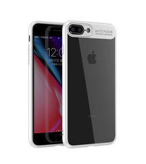 RKPM I Phone 8 Plus Protective Cover Silicone Transparent TPU Shell (Cover) White