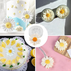 RKPM HOMES Chocolate Mould I Daisy Flower 3D Fondant Silicone Candy Mold I Chrysanthemum Moulds I for Handmade DIY Soap Cakes French Dessert, Pastry, Muffin Cookies, Cupcake, Decoration Tools