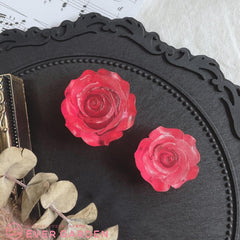 RKPM HOMES Bloom Flower Chocolate Mold I 3D Fondant Petals Rose Shape Silicone Candy Mold I for Handmade DIY Cake Décor Dessert Gum Paste Polymer Clay Muffin Soap Resin Candle Cupcake Décor (Small)