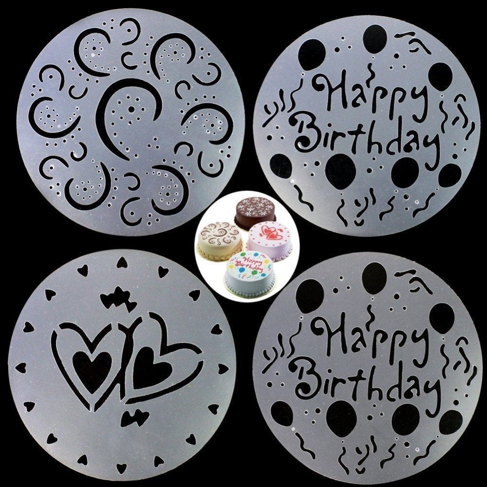 RKPM HOMES Cake Decorative Baking Stencil