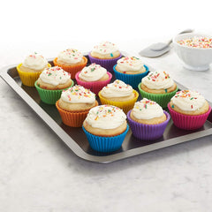 RKPM HOMES Paper Cake Cup Liners | Silicone Baking Cups | Muffin Cupcake Cases | Microwave or Oven Tray Safe | for Handmade Soap, Biscuit, Chocolate, Muffins, Jelly (Round Shape, 6 Pcs)