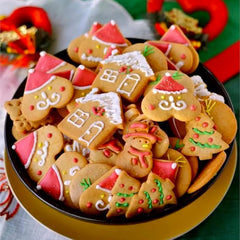 RKPM HOMES Chocolate Mould I 3D Christmas Tree Santa Clause Snowflake Snowman Shaped Silicone Mold I for DIY Handmade Cake Décor Candy Jelly Ice Cube Polymer Clay Candle Gummy Muffin Soap - 25 Cavity
