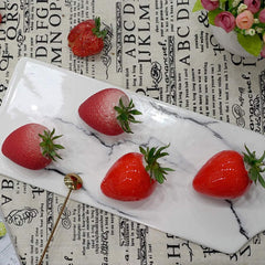 RKPM HOMES Candle Molds | 3D Fruits Shape Fondant Silicone Wax Mould | Succulent Molds | Handmade Candles Making | Mould for Mousse Dessert Soap Cake DIY Decorating – 1 Cavity (Strawberry Shape)