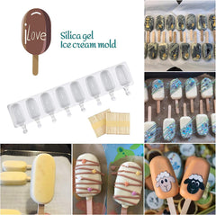 RKPM HOMES Lollipop Silicone Candy Mold Silicon Chocolate Lollipop Moulds (Mini Candy Mold 8)