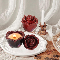 RKPM HOMES Flower Storage Box Resin Mold I 3D Rose Shape Silicone Epoxy Casting Jar Mould with Lid I for DIY Handmade Crafts Ornament Boxes Jewelry Cosmetic Organizer Ring Trinket Container Home Décor