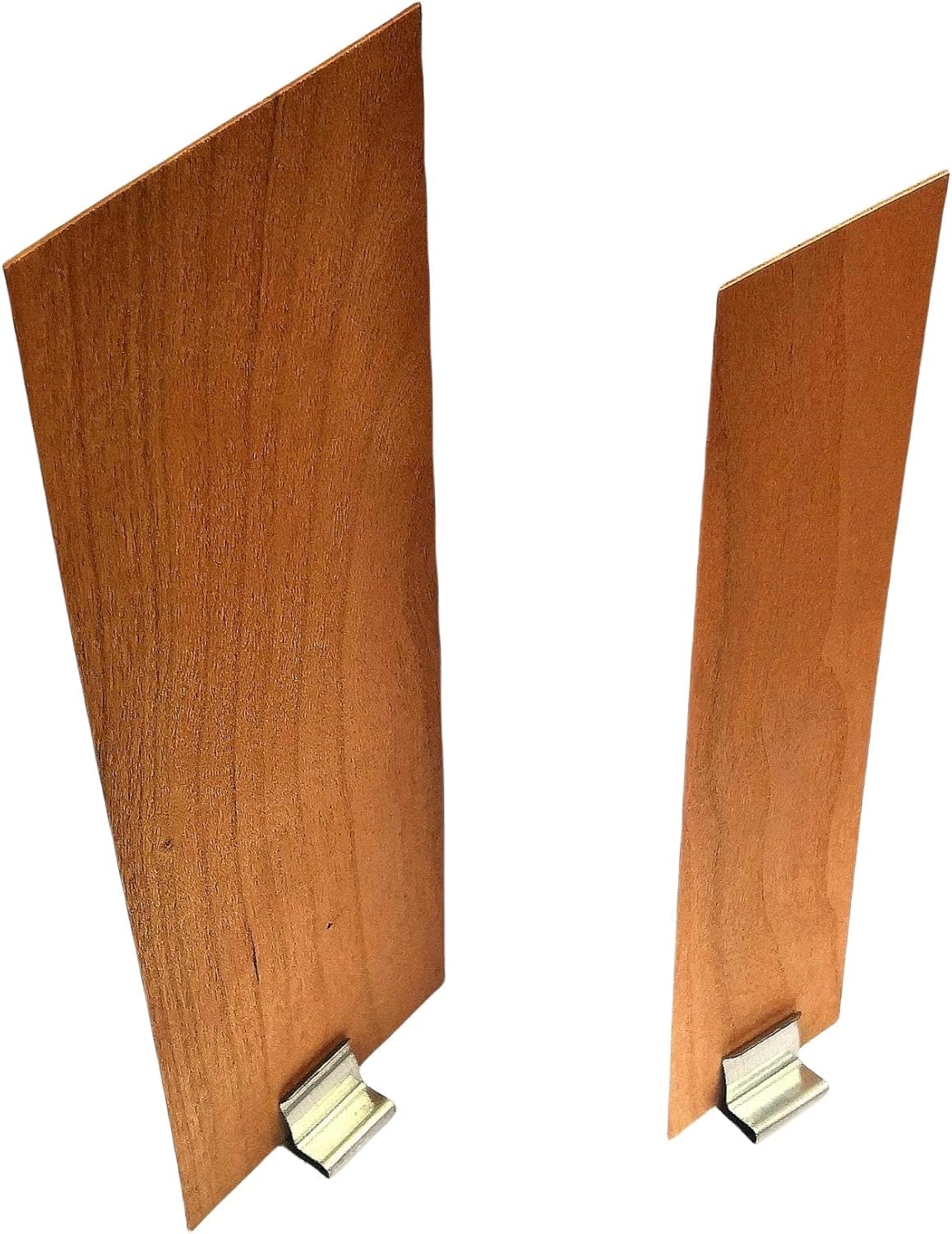 RKPM HOMES Wooden Candle Wick Holder with Metal Base I Cracked Wood Wicks I for Handmade Smokeless Soy & Beeswax Candle Making and DIY Projects Wedding Party Home Décor - 100 Pcs (30X130 mm)