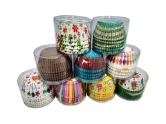 RKPM Fancy Colorful Baking Muffin Paper Cups/Liners (Single/Assorted Pack of 100 /Prints) 800 (8 Tin)