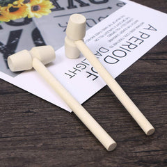 RKPM HOMES Mini Wooden Hammer Mallet Pounding Toy Cute Beating Gavel Toys for Boys Girls (6 Pcs)