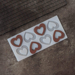 RKPM HOMES Mini Silicone Chocolate Insert Mould Cake Decoration Mould Decor Mould (8 Love Insert)