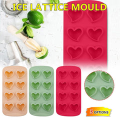 RKPM HOMES Chocolate Mold I 3D Fondant Heart Shape Silicone Candy Mould I for DIY Handmade Cake Décor Aroma Beads Polymer Clay Cookies Ice Cube Gummy Muffin Soap Resin Candle Art Crafts - 8 Cavity
