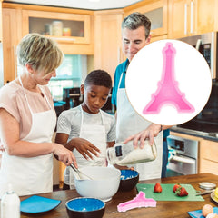 RKPM HOMES Fondant Mold I 3D Paris Eiffel Tower Shape Silicone Aromatherapy Gypsum Mold I for DIY Handmade Cake Décor Jelly Dessert Pastry Gum Paste Polymer Clay Soap Resin Candle Decoration (Large)