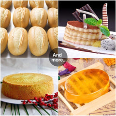RKPM HOMES Soaps Molds | Silicone Oval Shape Mould | Handmade Sharp Edges Soap Making Forms | 3D Moulds for Cake Chocolate Candy Ice Jelly Brownie Dessert | Multicolor - 6 Cavity