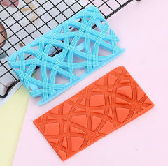 RKPM HOMES Cake Fondant Embossing Mould, Lace Flower Cookie Cutter Set, Diamond Shaped Biscuit Molds, Cake Fondant Cupcake Decorating Tool (Bypass)