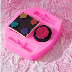 RKPM HOMES Makeup Design Fondant Cake Molds 3D Silicone Soap Chocolate Candy Decorative Baking Bakeware Mould.(Lip-Stick)