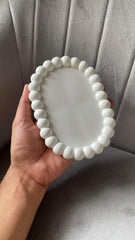 RKPM HOMES Bubble Coaster Mould I Silicone Irregular Pebbles Epoxy Resin Deep Casting Tray I for DIY Homemade Ornament Art Crafts Jewellery Storage Ring Trinket Container Cup Mat Home Table Décor (Ellipse)