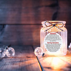 RKPM HOMES Candle Warning Stickers I White Circular Safety Sticker I Waterproof, Easy to Peel I Round Label for Candle Making DIY Candle Jars Container and Tins – 500 Pcs