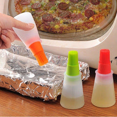RKPM Silicone Cooking Oil Bottle Basting Brush 1 Pcs (Assorted Colour)
