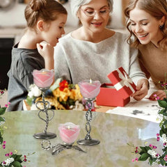 RKPM HOMES Rose Shape Ice Cube Mold I Multi-Purpose Reusable 3D Flower Ice Cream Mould I for DIY Handmade Chocolate Cake Décor Aromatherapy Soap Resin Candle Candy Cupcake Cocktail Party (2.5 Inch)
