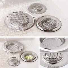 RKPM HOMES Kitchen Sink Strainer Stainless Steel Drain Filter Strainer with Large Wide Rim 7.2 Cm for Kitchen Sinks (1 Pcs)