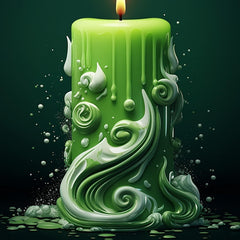 RKPM HOMES Wonderful World Spiral Pattern Candle Mold I 3D Snowflake Carved Circular Cylindrical Silicone Epoxy Mould I for DIY Handmade Ornament Cake Décor Aromatherapy Soap Resin Art Craft (237)