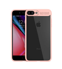RKPM I Phone 8 Plus Protective Cover Silicone Transparent TPU Shell (Cover) Pink
