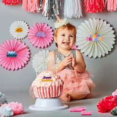 RKPM HOMES Star Symbol Happy Birthday English Letters Silicone Mold Alphabet Cake Decoration (1 Pcs - Happy Birth Day 4th Style)