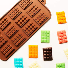 RKPM HOMES Silicone Chocolate Mold Candy Mold Jelly Ice Cube Tray Muffin Sugar Craft Fondant Mold Mould Cake Decorating Tools (12 Cavity Chocolate Mold)