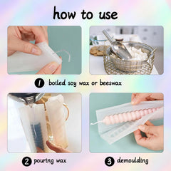 RKPM HOMES Candle Stick Mold I 3D Long Tall Spiral Taper Pillar Silicone Epoxy Mould I for DIY Handmade Ornament Cake Décor Aromatherapy Soy Wax Resin Art Craft Making Home Table Decoration