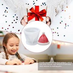 RKPM HOMES Candle Mold I 3D Fondant Silicone Scented Wax Mould I Special for Christmas Succulent Molds for DIY Handmade Aromatherapy Ornament Soap Cake Décor, Resin Art Craft (Christmas Hat)