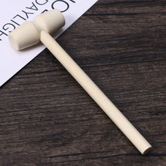 RKPM HOMES Mini Wooden Hammer Mallet Pounding Toy Cute Beating Gavel Toys for Boys Girls (2 Pcs)