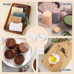 RKPM HOMES Fried Egg Shape Candle Mold I 3D Poached Eggs Silicone Scented Mould I for DIY Handmade Ornament Chocolate, Cake Décor, Aromatherapy, Soap, Resin Art Craft Making, Home Decoration - 1Cavity