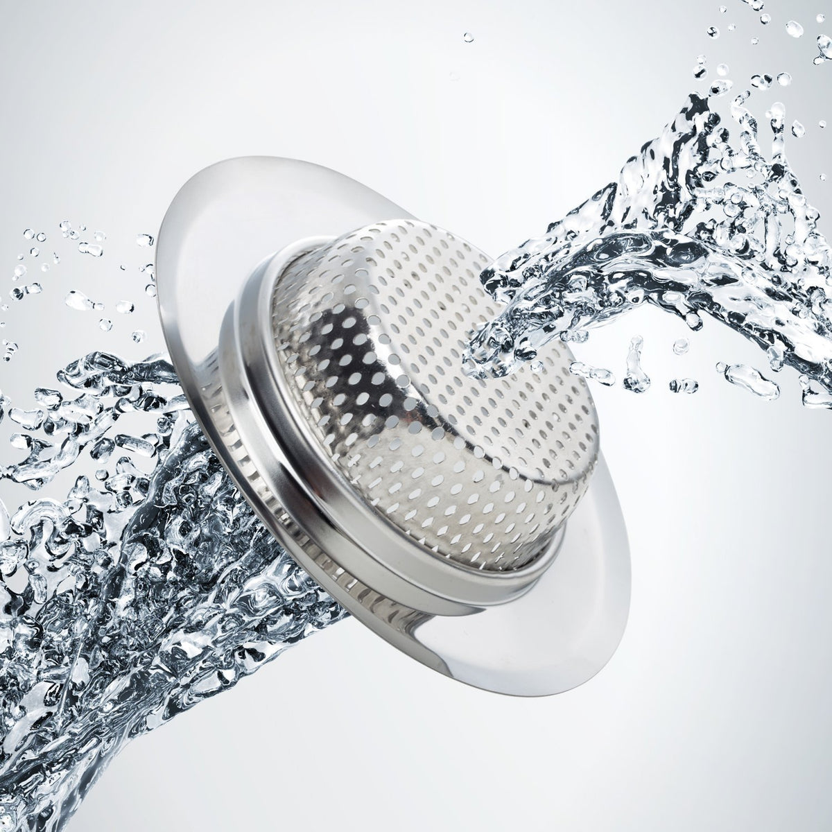 RKPM HOMES Medium Stainless Steel Sink Strainer Kitchen Drain Filter Stopper Sink Drainer