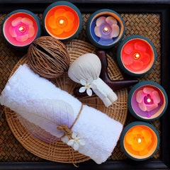 RKPM HOMES Candle Making Combo - 61 Ft Cotton Braided Threads, 2 Pcs Metal Wick Holders, 45-50 Pcs Sustainer Tabs, With 60 Pcs Wick Stickers I for Homemade DIY Candle Decorating Art Crafts Accessories