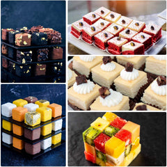 RKPM HOMES Square Shape Candy Mold I 3D Fondant Rubik Cube Silicone Chocolate Mould I for DIY Handmade Soap, Candle, Cakes Dessert, Lollipop, Ice, Jelly, Cookies, Cupcake, Decoration Tools - 15 Cavity